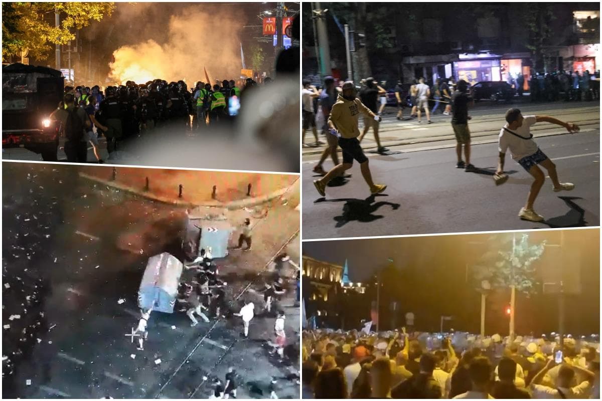 Protesta/ Kaos dhe dhunë në rrugët e Serbisë 