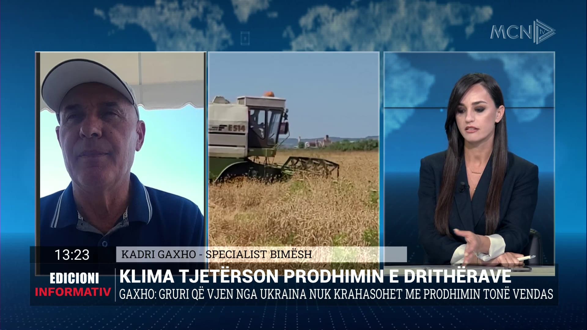 Bien sipërfaqet e mbjella me grurë/ Gaxho: Ndryshimet klimatike dhe kostot e larta po ulin rendimentin dhe cilësinë (VIDEO)