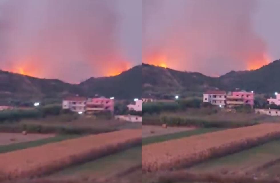 Zjarr me përmasa të mëdha i afrohet Spillesë