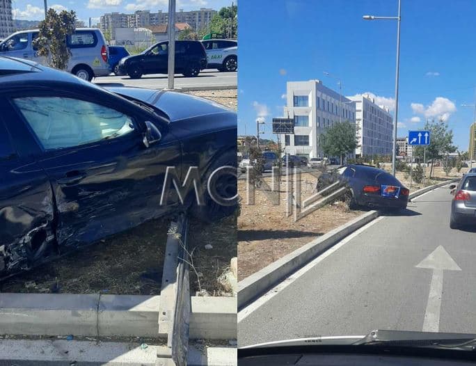 Përplasen dy mjete në Tiranë