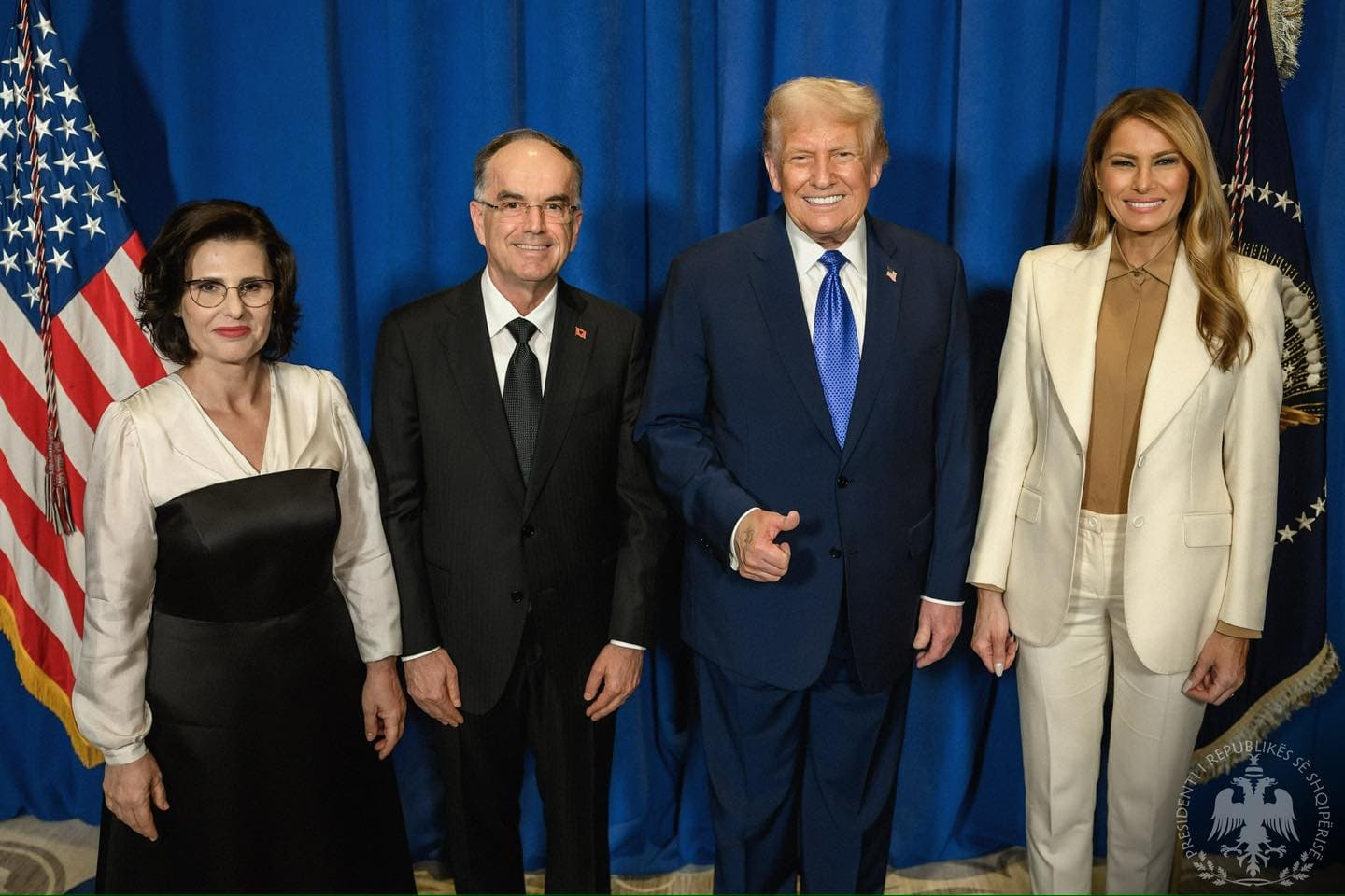 Presidenti Begaj takohet me Trump: Miqësia shqiptaro-amerikane, lidhje e pathyeshme