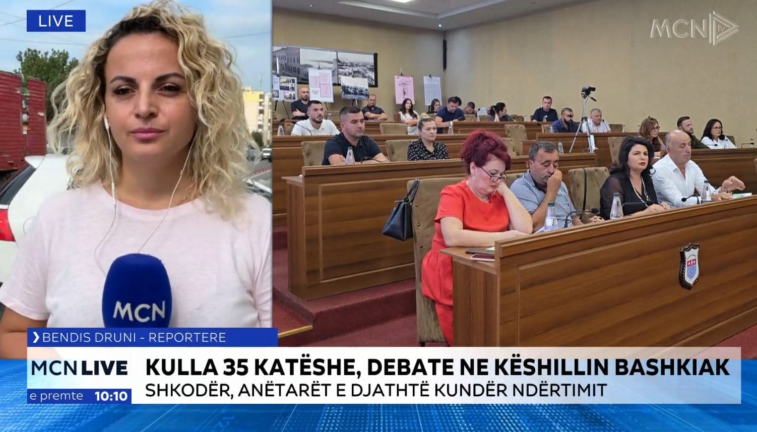 Debate në Këshillin Bashkiak Shkodër, anëtarët e djathtë kundër ndërtimit të kullës 35 kate (VIDEO)