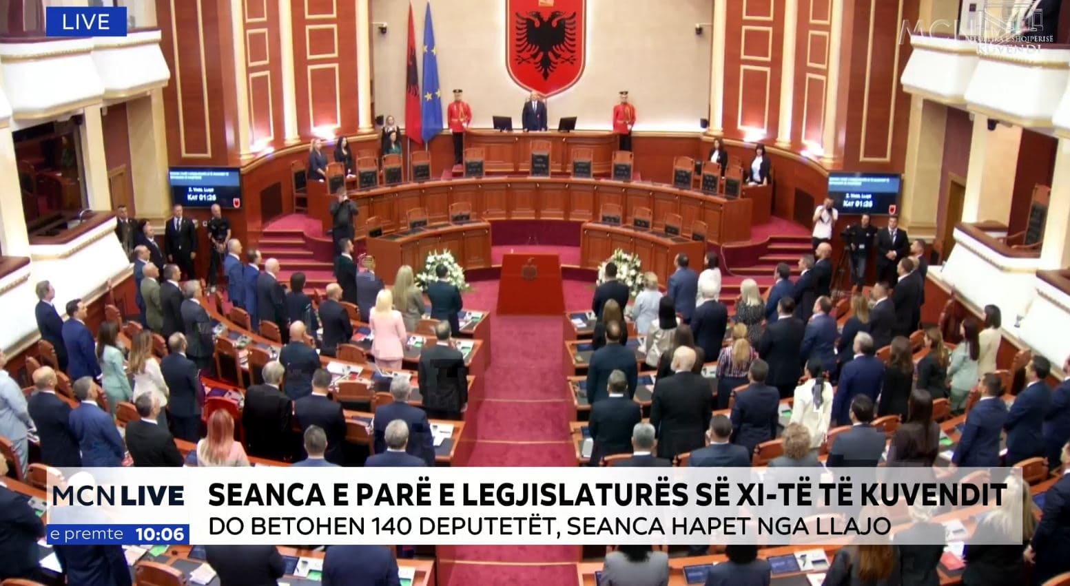 Mbyllet seanca parlamentare, betimi i 140 deputetëve të rinj në orën 17.00