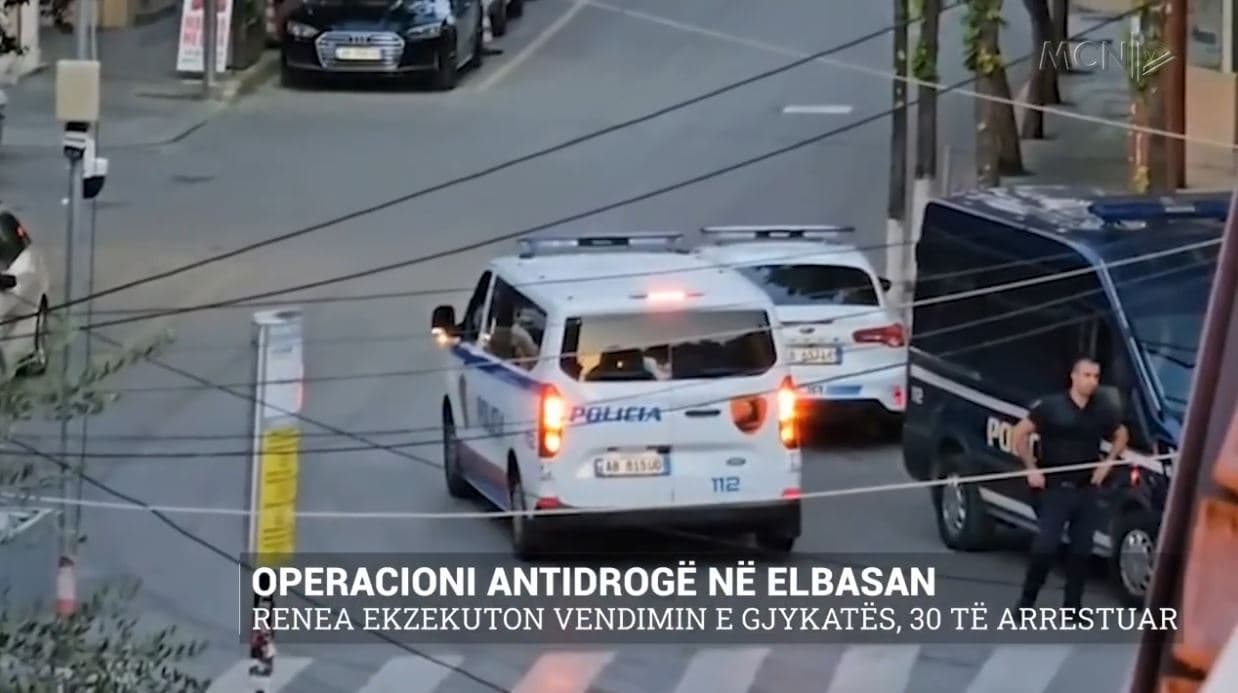 Operacioni antidrogë në Elbasan. RENEA ekzekuton vendimin e gjykatës, 30 të arrestuar