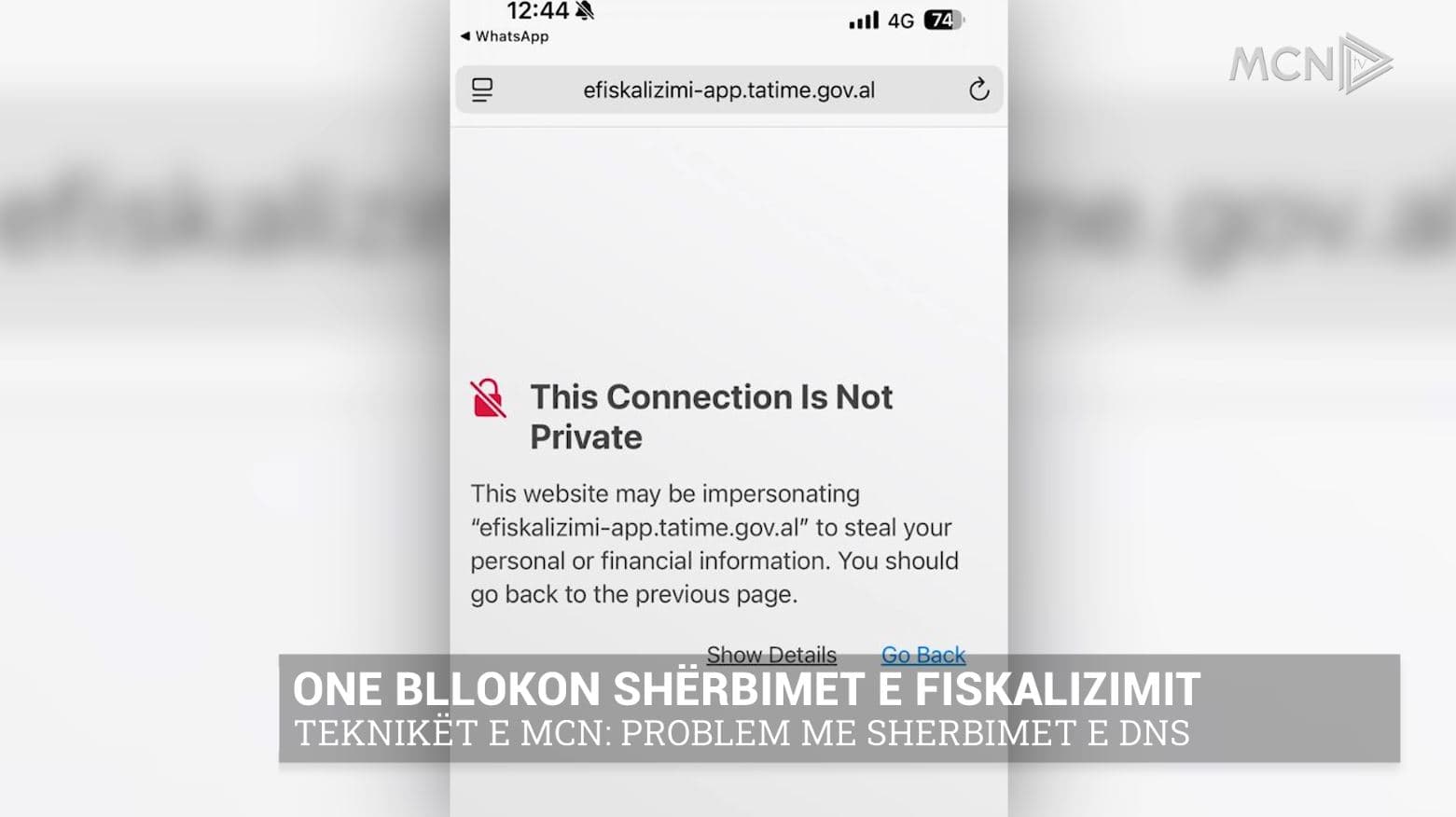 One bllokon shërbimet e fiskalizimit/ Teknikët e MCN: Problem me shërbimet e DNS (VIDEO)
