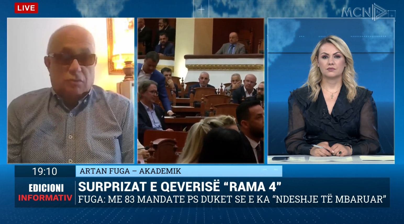 Fuga: Pluralizmi brenda Kuvendit është i mbaruar. Korrupsioni ka prekur shoqërinë tonë në të gjitha format dhe nivelet  (VIDEO)