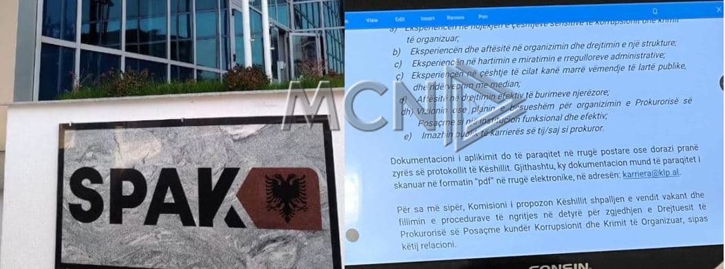 Këshilli i Lartë i Prokurorisë hap garën për kreun e ri të SPAK/ Kriteret që duhet të plotësojnë (VIDEO)