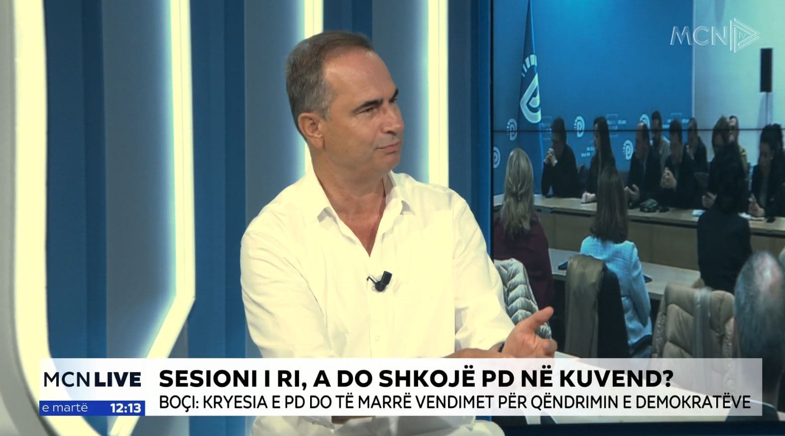 Boçi: S’ka diskutim për kreun e PD, por do ketë analizë të brendshme. Janë hedhur disa mendime për marrëdhënien me Parlamentin  (VIDEO)