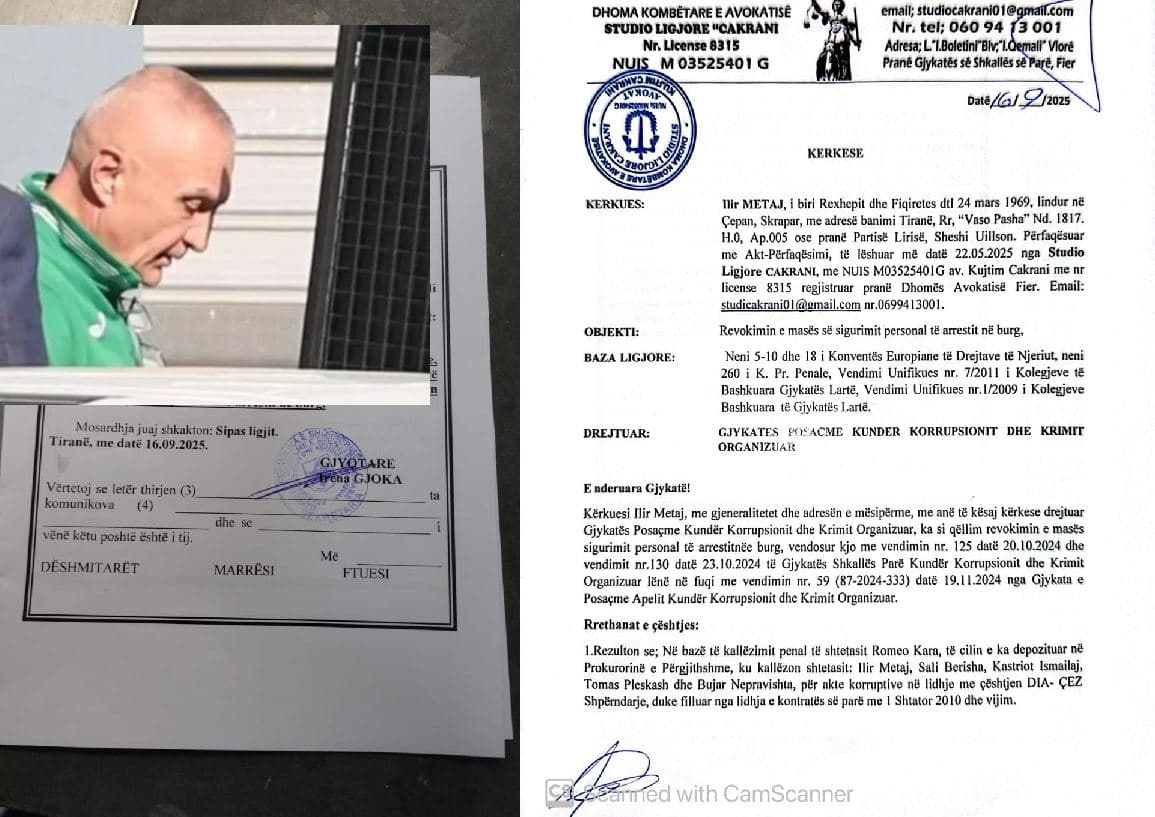 Meta kërkon lirimin nga burgu, seanca mbahet të premten