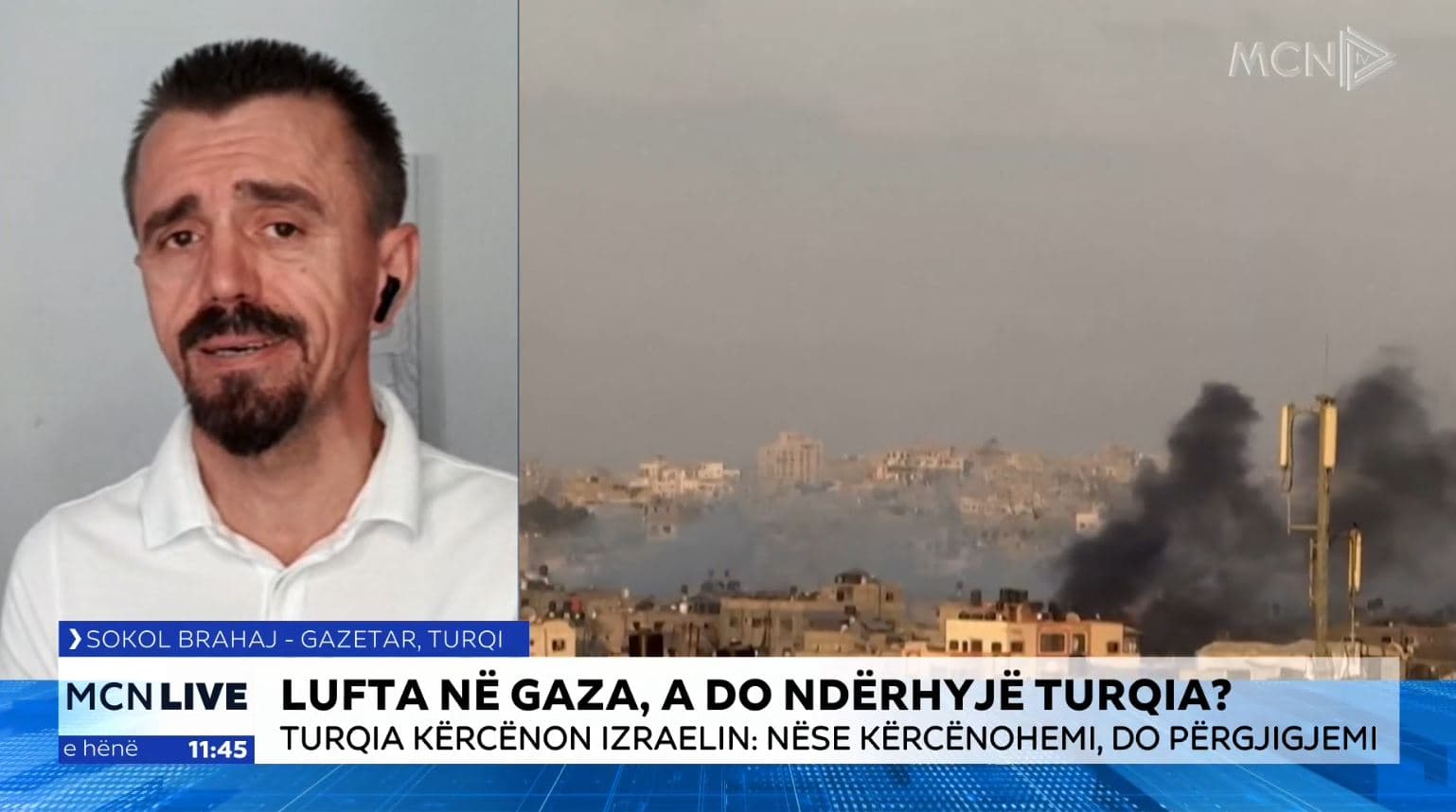 Brahaj: Vetëm forca mund ta ndalojë Izraelin, përveç deklaratave nuk ka lëvizje nga Turqia (VIDEO)
