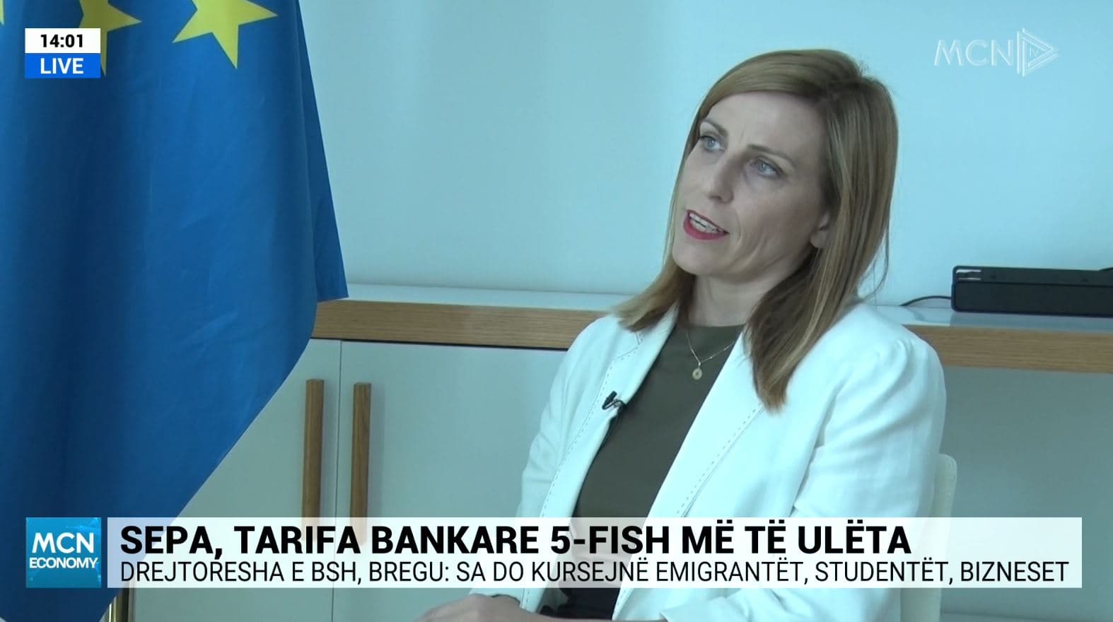 SEPA, tarifat bankare 5-fish më të ulëta/ Drejtoresha e BSH, Bregu: Kursejnë emigrantët, përfitojnë bizneset
