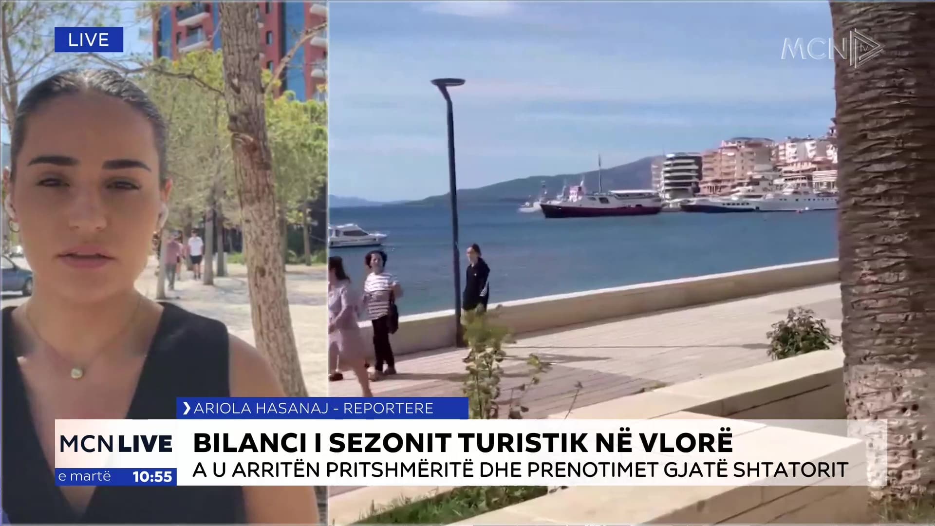 Sezoni turistik në Vlorë/ Hasanaj: Rezervimet individuale për korrik dhe gusht më të ulëta se pritshmëritë (VIDEO)