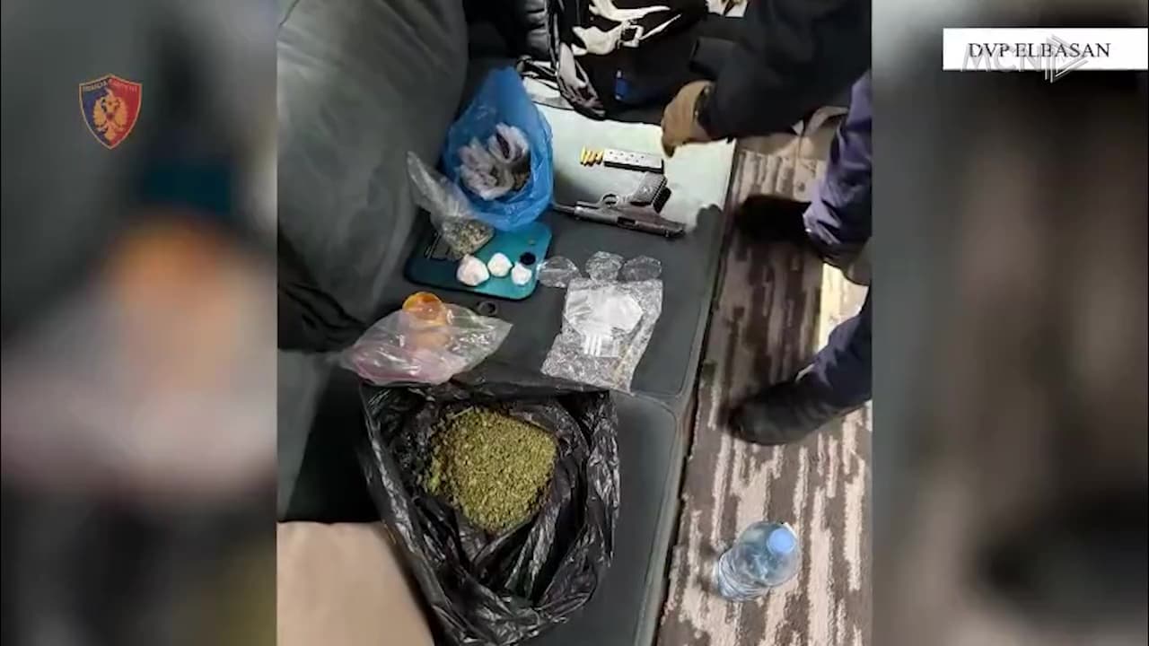 30 të arrestuar për armë dhe drogë / Elbasan, 14 të tjerë ndodhen ende në arrati (VIDEO)