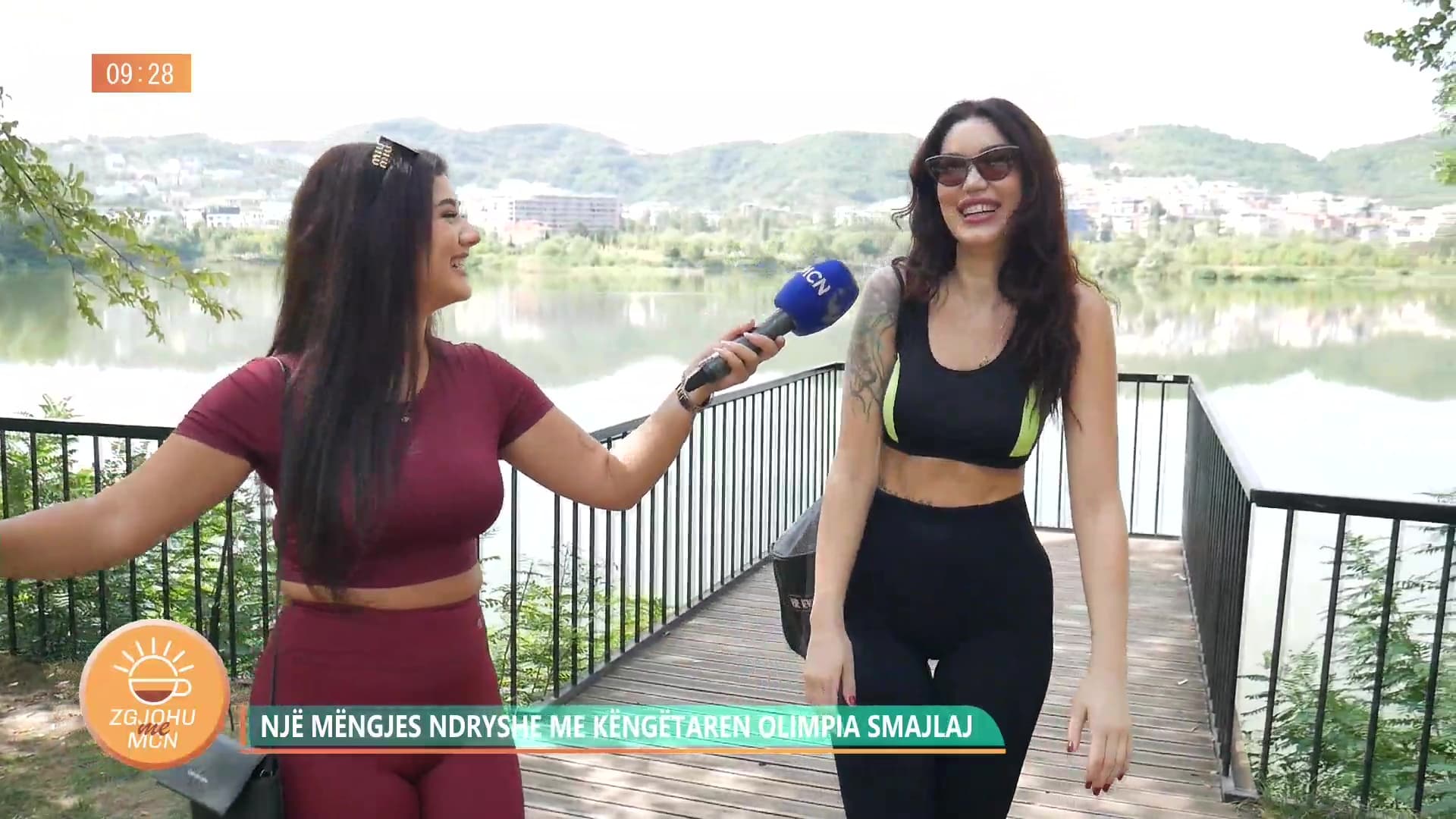 Nga aktivitetet fizike te ato muzikore/ Një mëngjes ndryshe me këngëtaren Olimpia Smajlaj