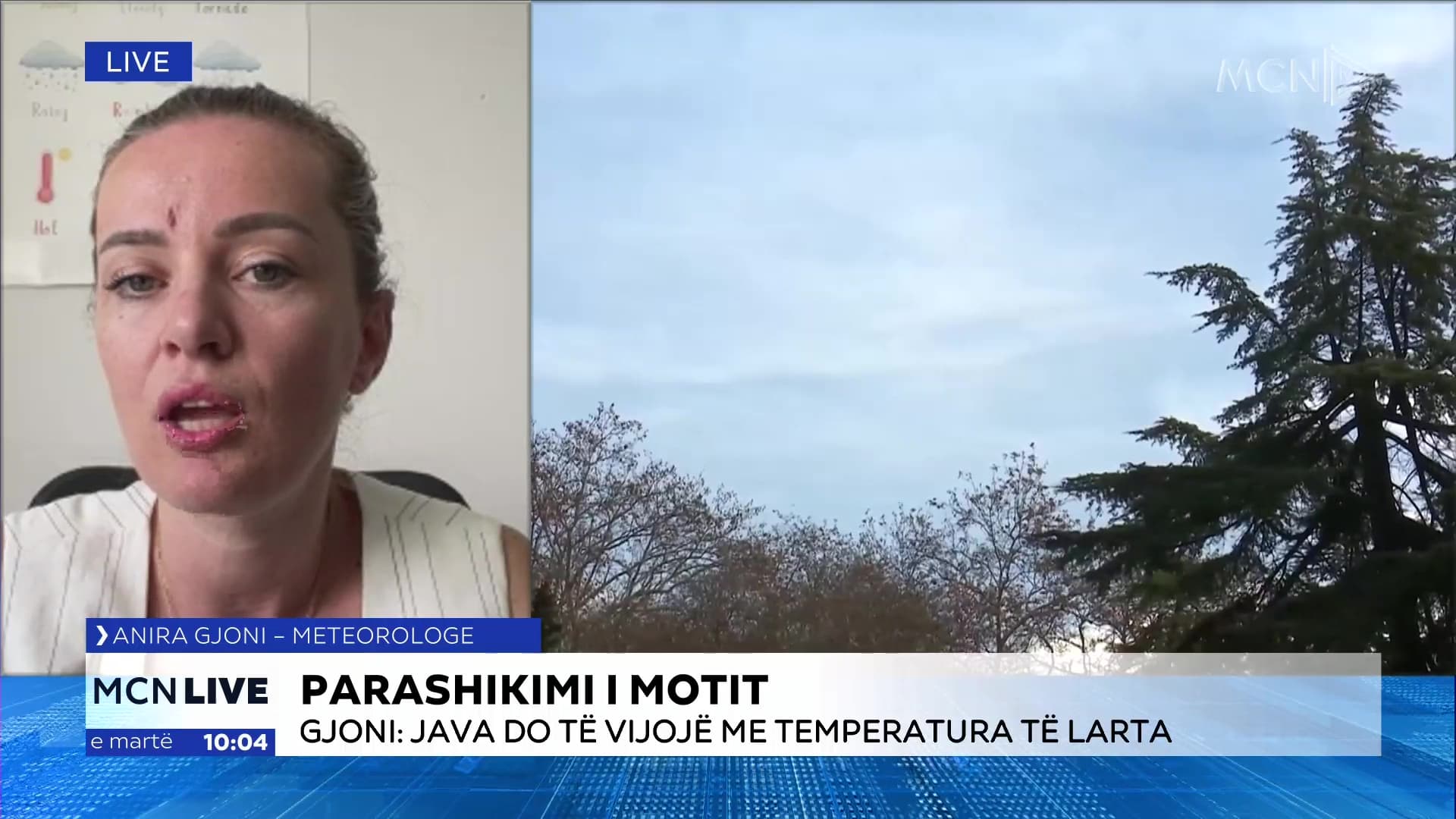 Meteorologia Gjoni: Shtatori mbyllet me temperatura deri në 31°C, moti mbetet i kthjellët (VIDEO)