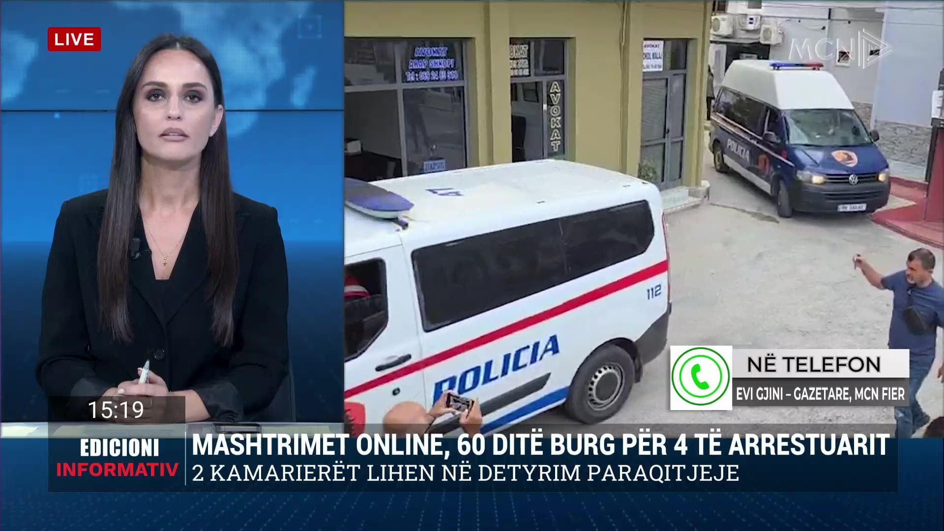 Skema piramidale online, Gjykata e Fierit vendos ‘arrest në burg’ për 60 ditë për 4 nga të arrestuarit