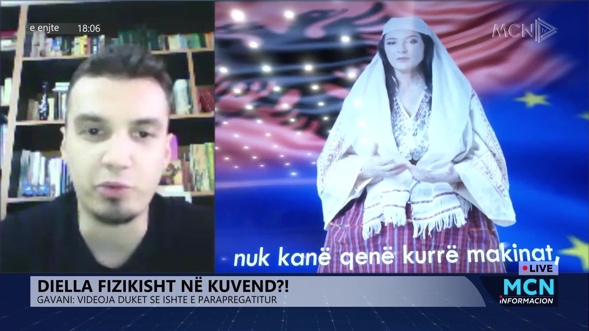 Diella ‘fizikisht’ në Kuvend/ Gavani: Vetëm përmes monitorit, e parapërgatitur paraprakisht bashkë me fjalimet