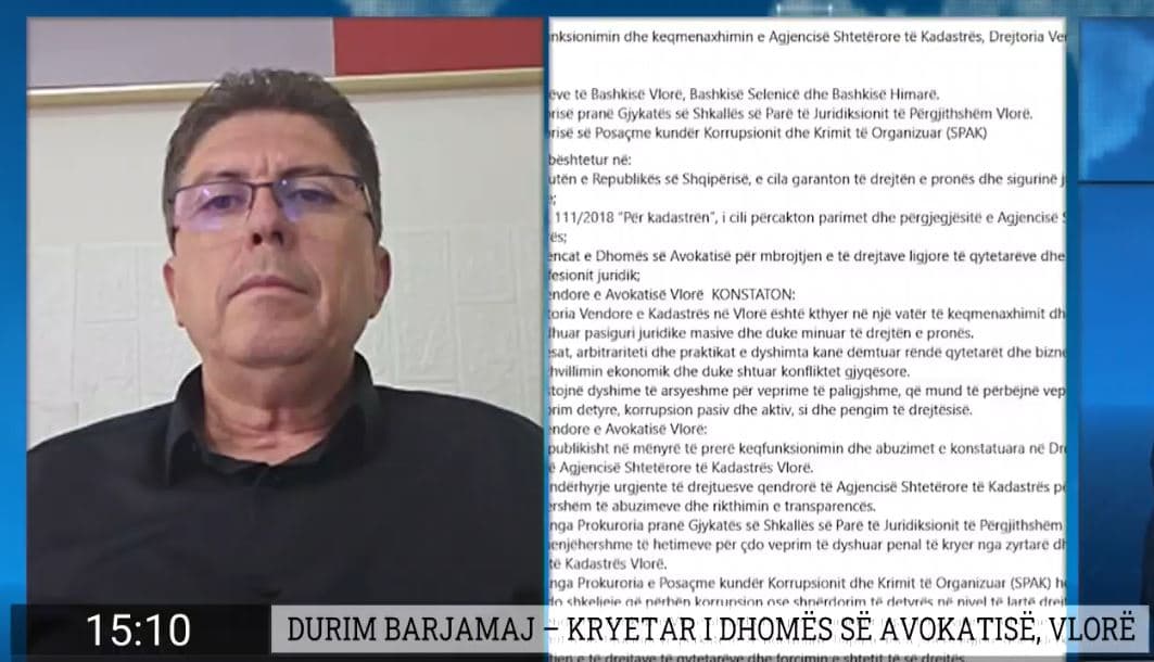 “Hetoni Kadastrën e Vlorës!”/ Bajramaj: Në bregdet është bërë masakër. 75 për qind e pronave të mbivendosura 