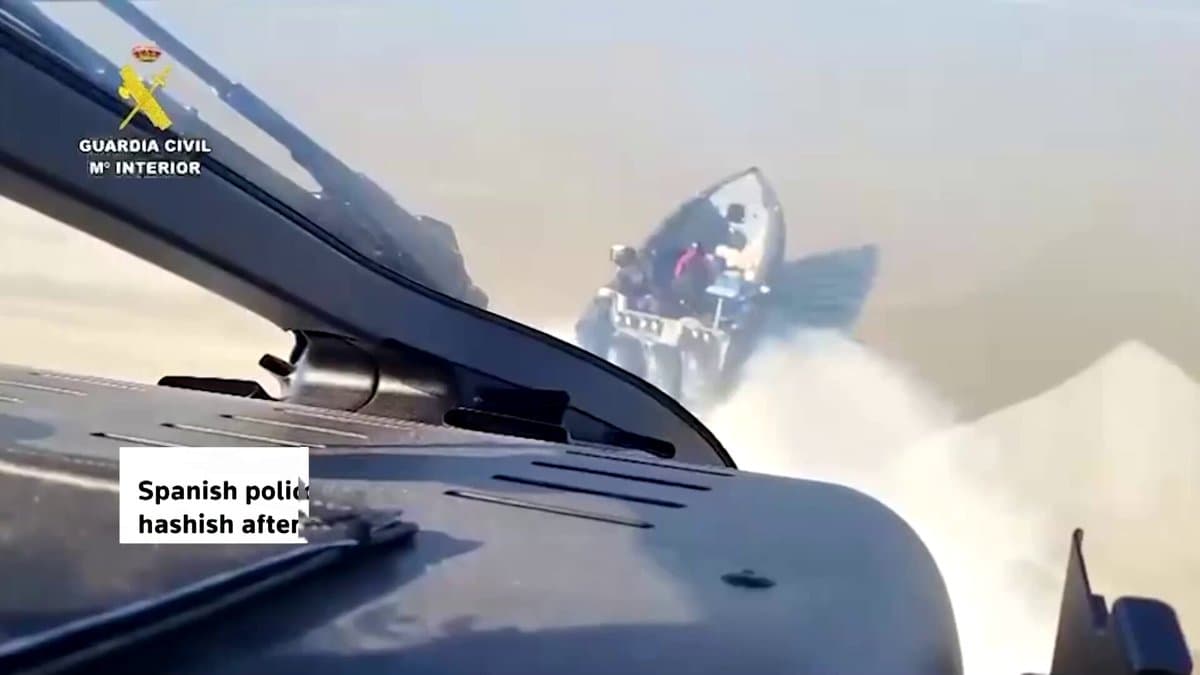 Transportonin 1.7 ton kanabis me skaf, autoritetet spanjolle arrestojnë katër persona (VIDEO)