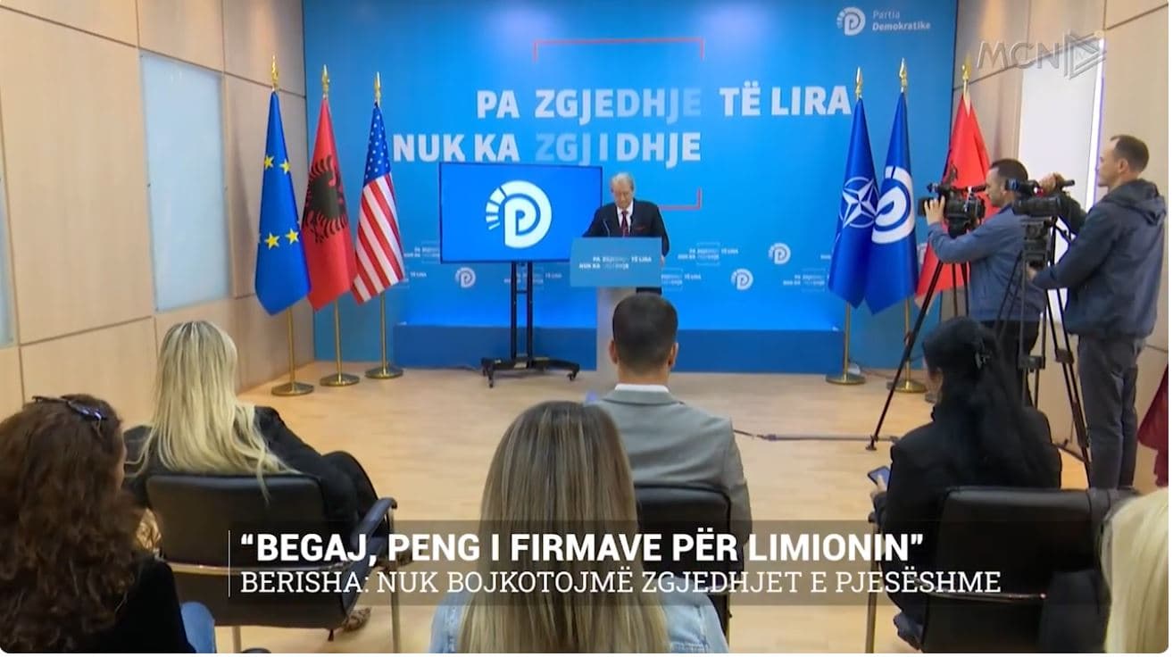 “Begaj, peng i firmave për Limionin”. Berisha: Nuk bojkotojmë zgjedhjet e pjesshme