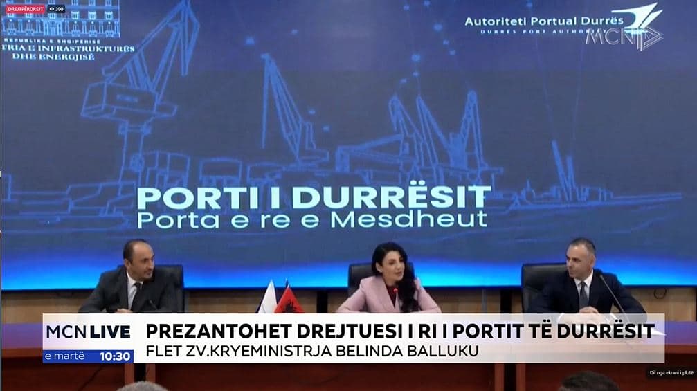 Balluku prezanton Liburn Aliun si drejtuesin e ri të Portit të Durrës