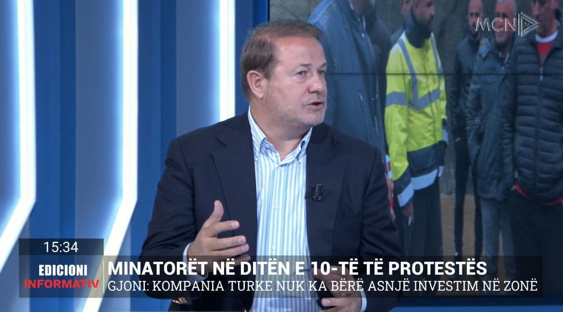 Protesta e minatorëve të Spaç, Gjoni: Konflikti lindi nga mosnjohja e sindikatës nga kompania turke (VIDEO)