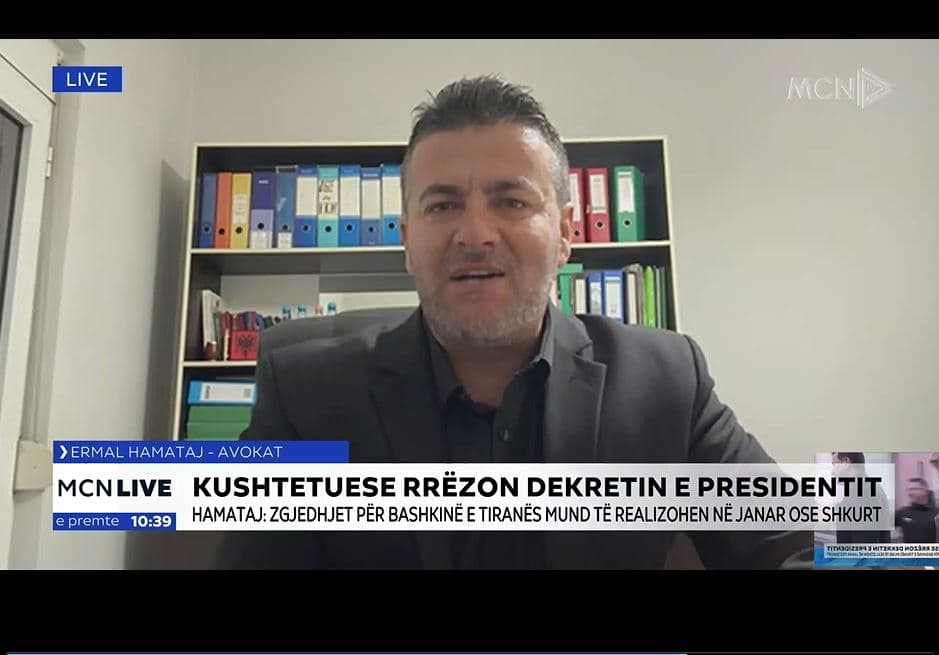 Kushtetuesja rrëzon dekretin e presidentit/ Hamataj: Zgjedhjet për Tiranën mund të mbahen në janar ose shkurt 2026 (VIDEO)