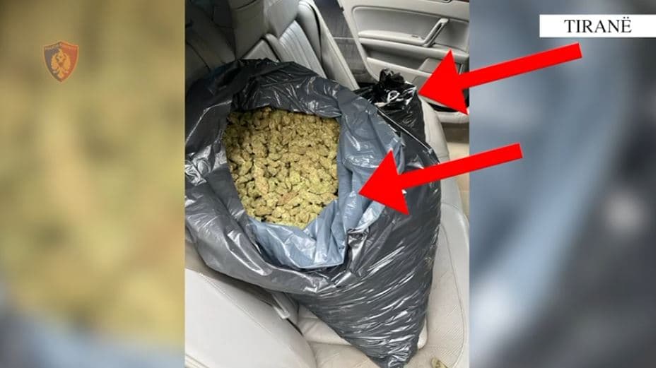 Në makinë me 10 kg kanabis, arrestohen dy persona në Fushë Krujë 