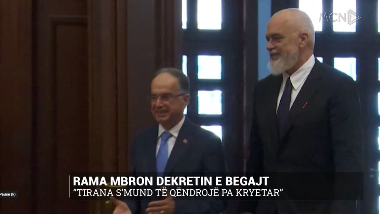   Rama mbron dekretin e Begajt/ Tirana s’mund të qëndrojë pa kryetar (VIDEO)