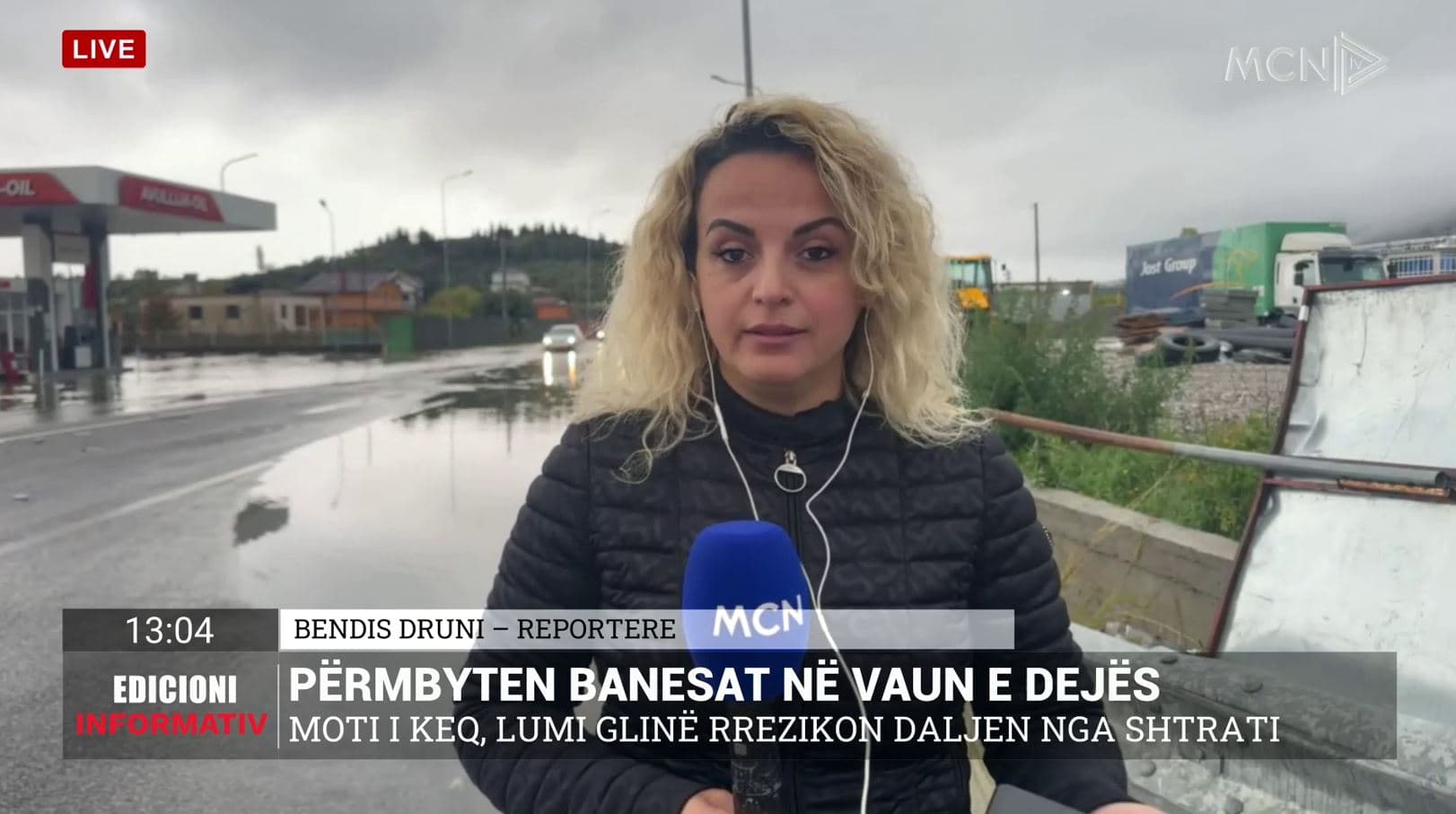 Moti i keq, përmbyten disa banesa në Vaun e Dejës/ Lumi Glinë rrezikon daljen nga shtrati (VIDEO)