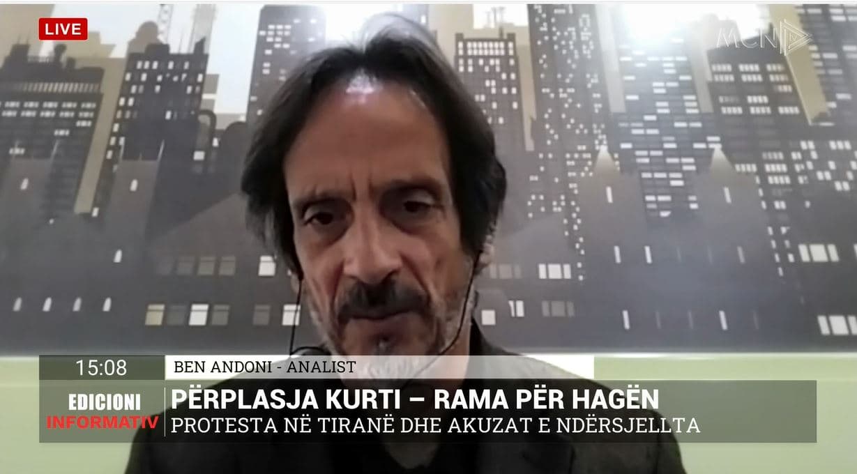 Andoni: Përplasja Rama-Kurti për Hagën ka pasoja. Jam sy e veshë të shikoj përfaqësimin e PDK në protestë  (VIDEO)