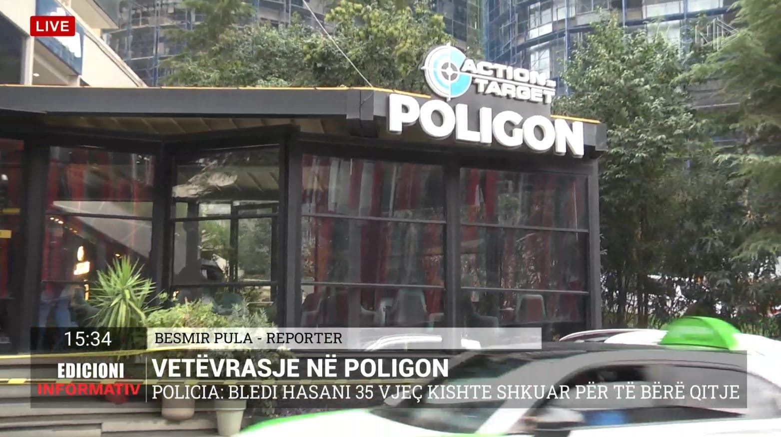 Vetëvrasja te poligoni në qendër të Tiranës, sekuestrohen kamerat e sigurisë/ Merren në pyetje të pranishmit (VIDEO)