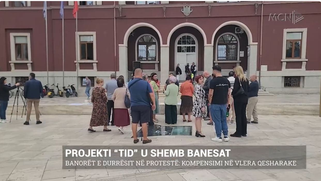 Projekti TID u shemb banesat/ Banorët e Durrësit në protestë: Kompensimi në vlera qesharake