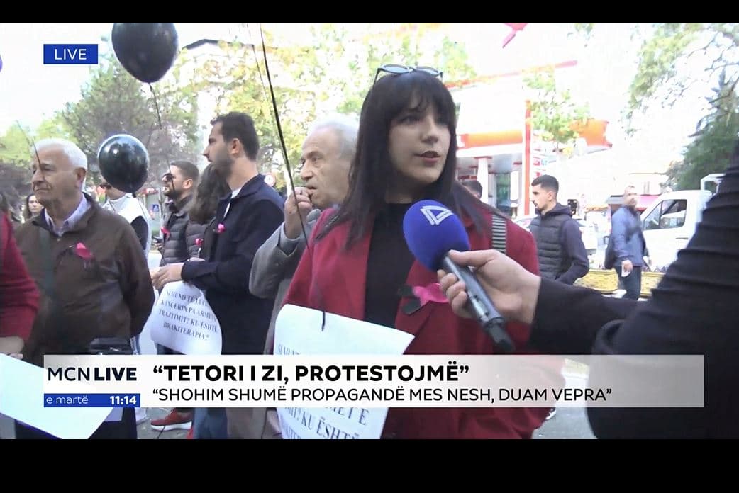 ‘Tetori i Zi’/ Qytetarët protestojnë për mungesën e shërbimeve në Spitalin Onkologjik: Këtu vdes, nëse nuk ke para të kurohesh (VIDEO)
