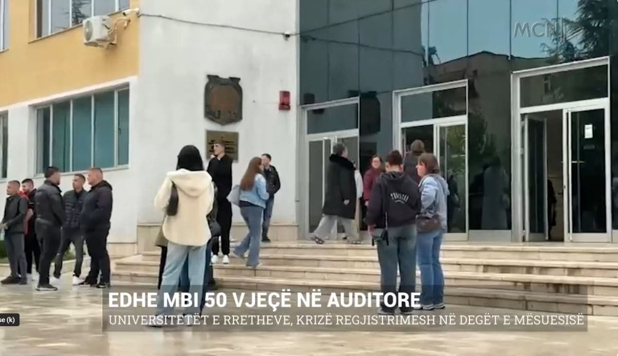 Edhe mbi 50 vjeç në auditore. Universitetët e rretheve, krizë regjistrimesh në degët e mësuesisë