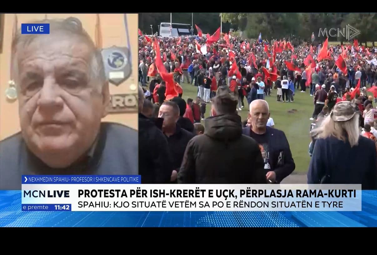 Spahiu: Protesta në Tiranë, kundër një institucioni të Kosovës. Skenar i Ramës për t’i dhënë goditje Kurtit (VIDEO)