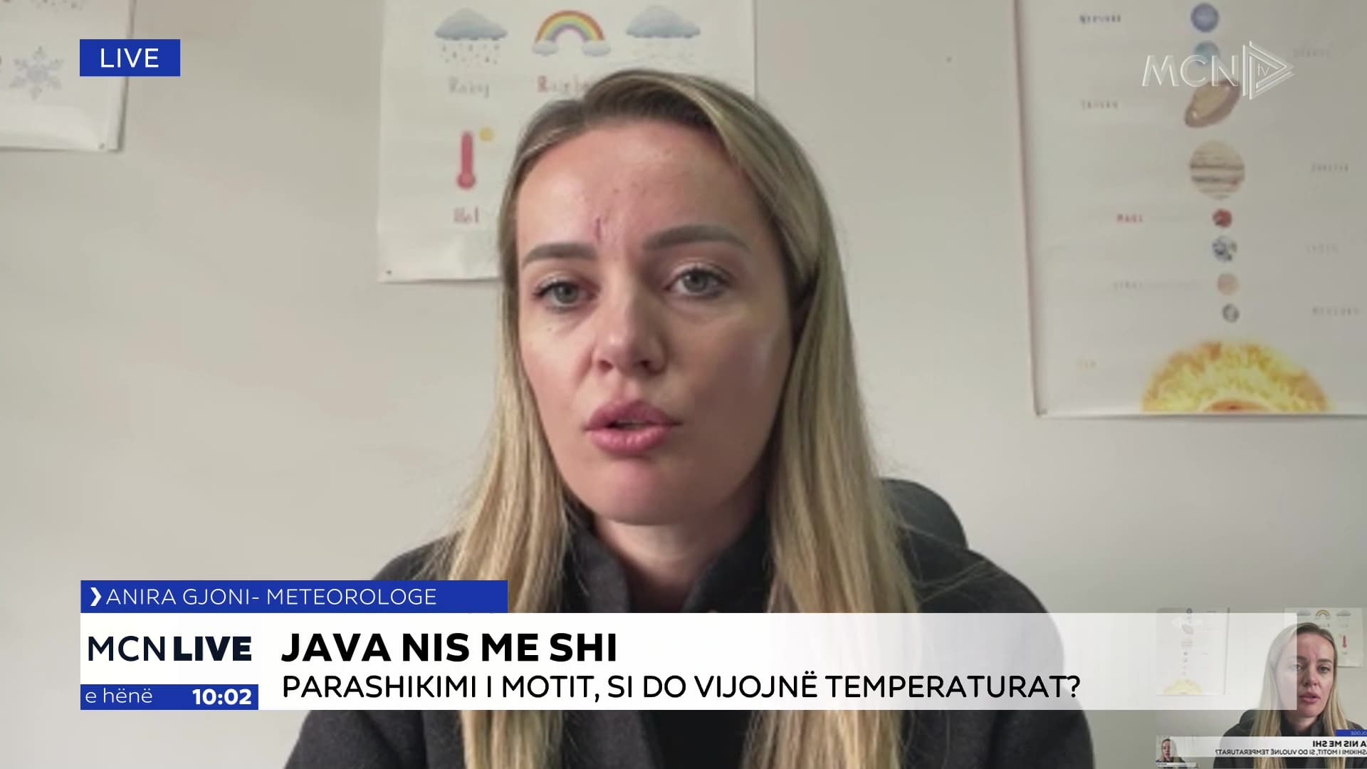  Gjoni: Alternime kthjellimesh dhe vranësirash me reshje lokale, nga nesër rritje graduale e temperaturave (VIDEO)