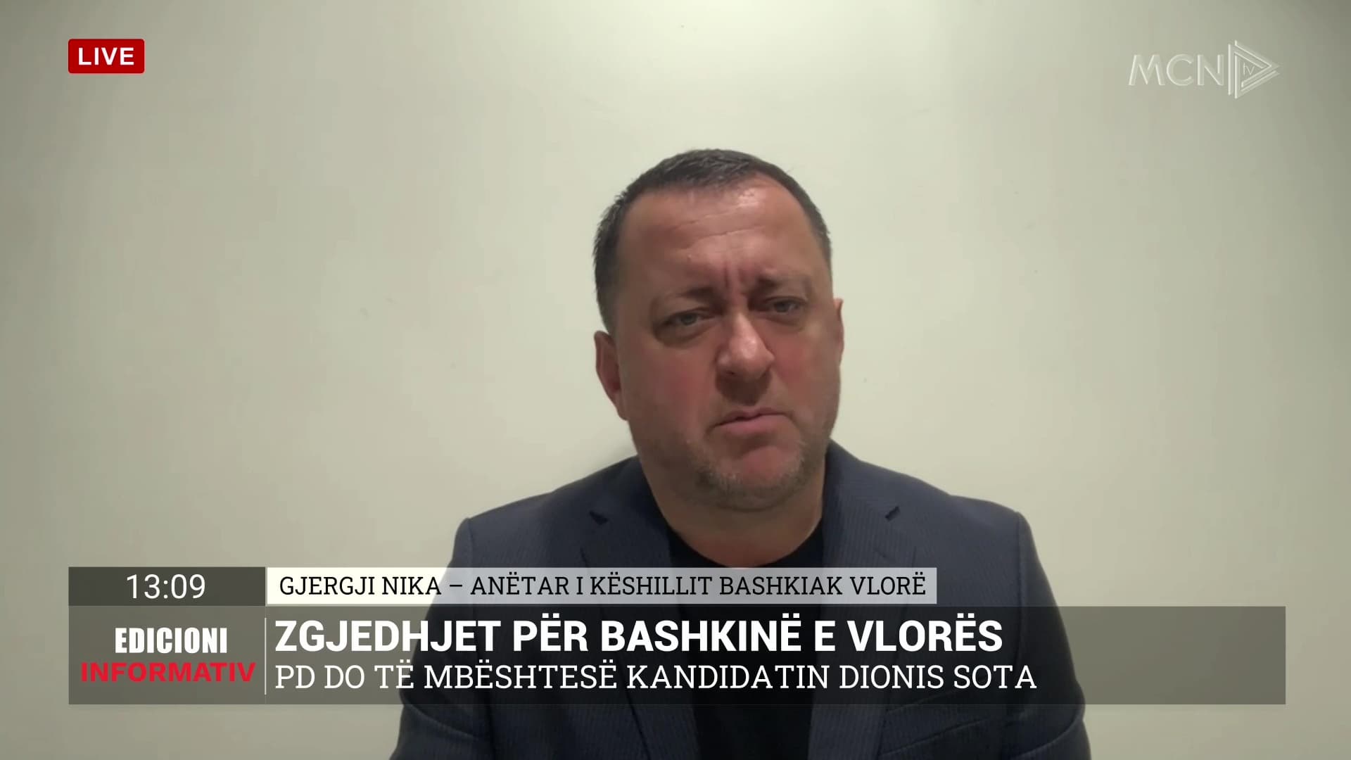 PD mbështet Dionis Sotën në Vlorë/ Nika: Ai është i varur 100% nga PS. Opozita nuk i shpëton përgjegjësisë me “kandidatë të pavarur” (VIDEO)