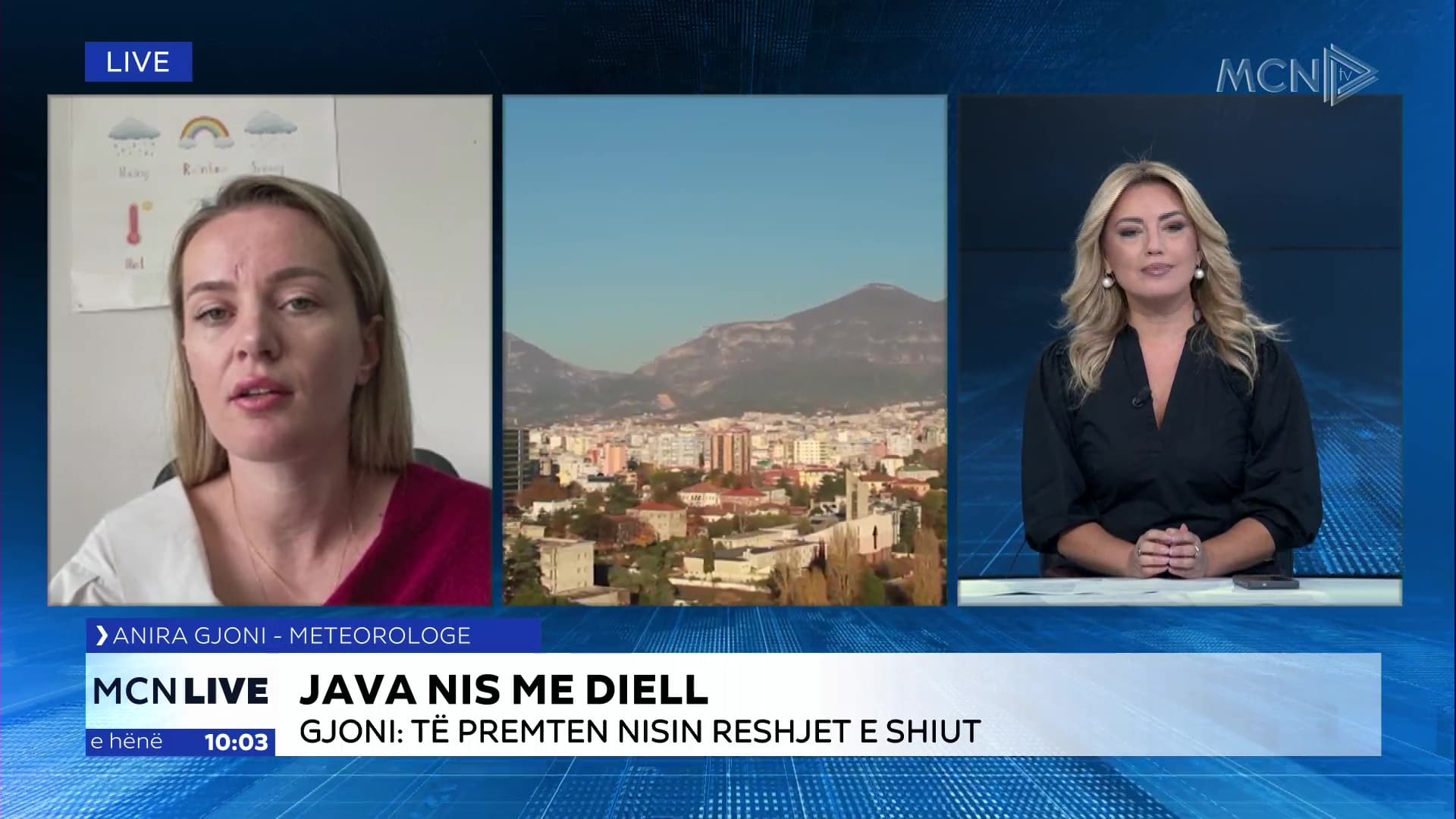 Moti në një javë/ Gjoni: Temperatura kryesisht të larta, e premtja rikthen shirat, fundjava me diell (VIDEO)