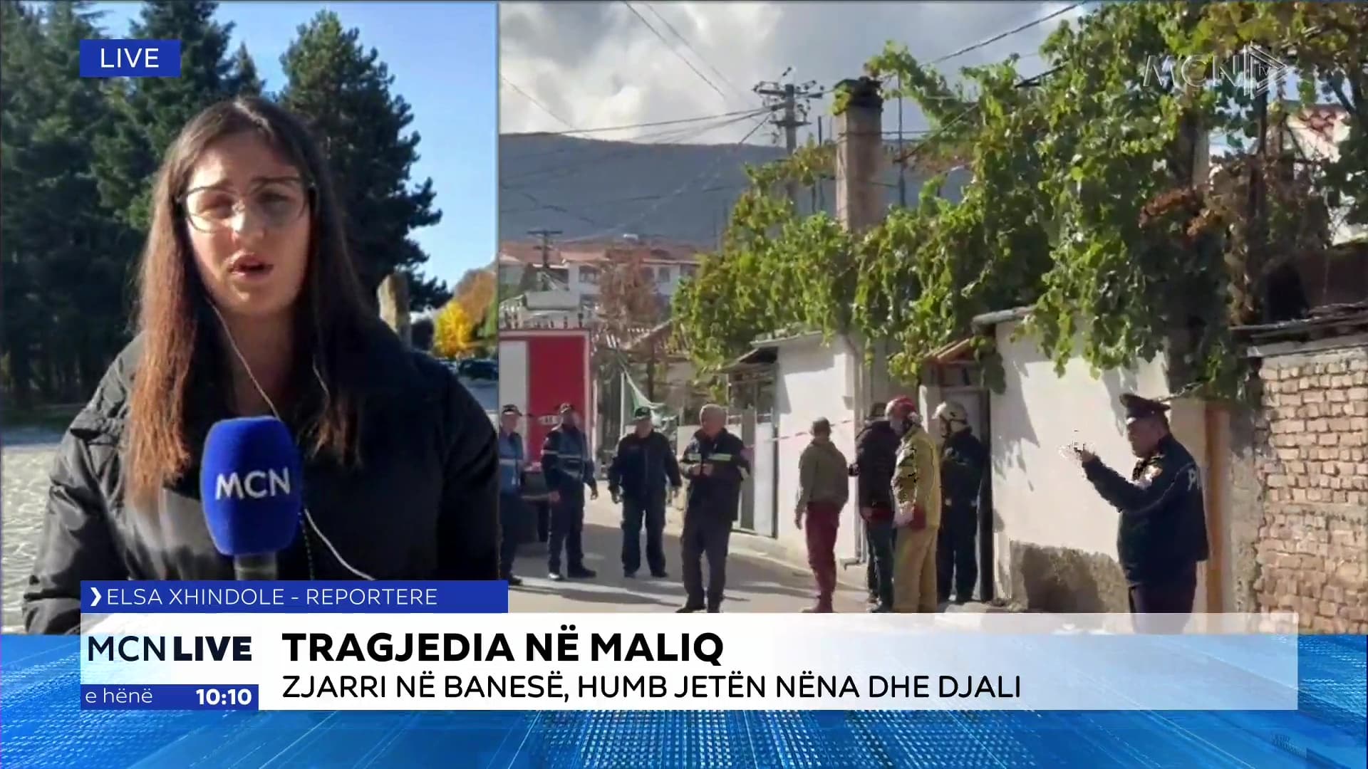 Humbin jetën nëna dhe djali në Maliq, 6-vjeçarja në gjendje kritike/ Xhindole: Zjarri dyshohet të ketë ardhur nga soba me dru (VIDEO)
