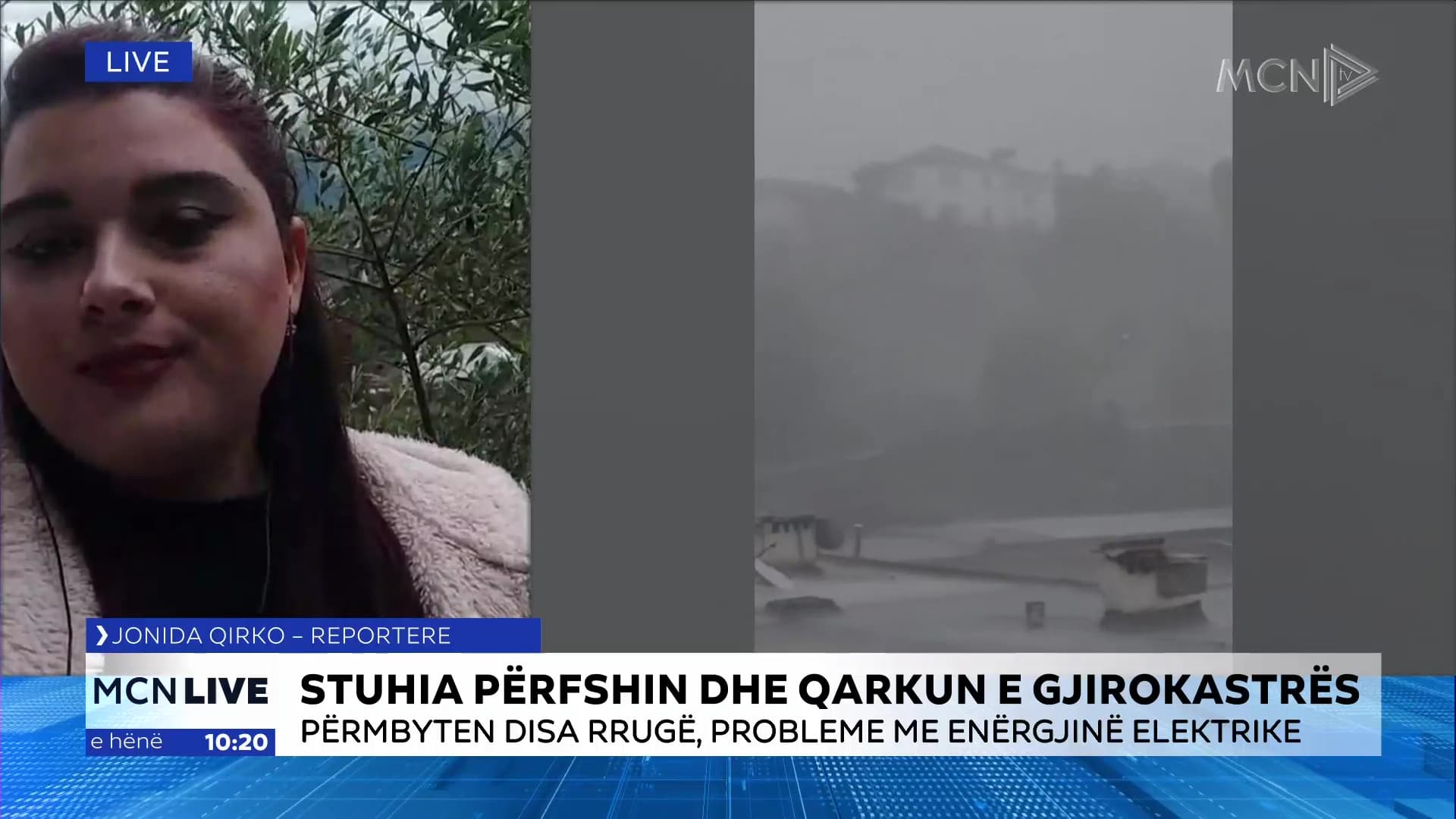 Stuhia përfshin Gjirokastrën/ Qirko: Ndërprerje të energjisë, telefonisë dhe internetit prej orësh (VIDEO)