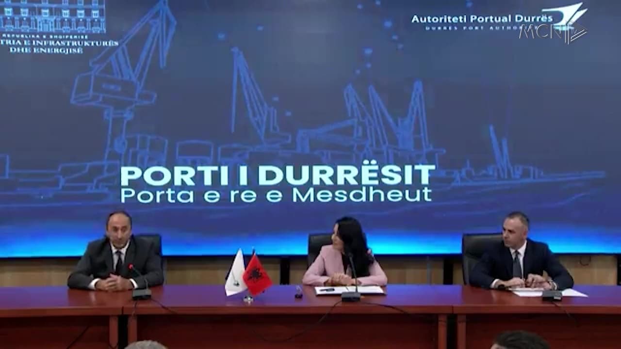 Liburn Aliu, drejtor i Portit të Durrësit / Balluku prezanton ish-ministrin nga Kosova (VIDEO)