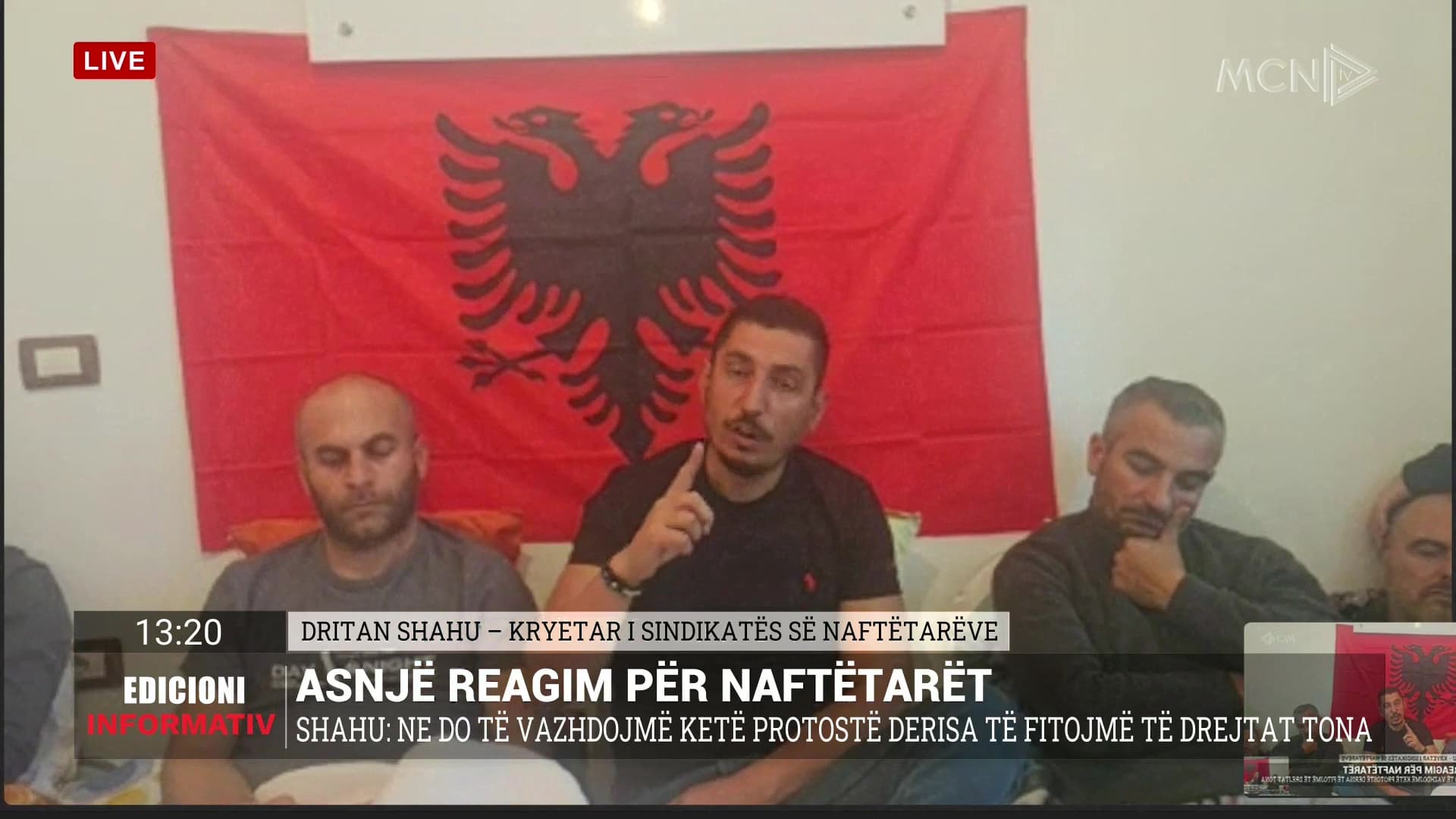 Dita e 15-të e protestës së naftëtarëve/ Shahu: Reagimi i institucioneve shumë burokratik, do të vazhdojmë deri në realizimin e kërkesave tona (VIDEO)