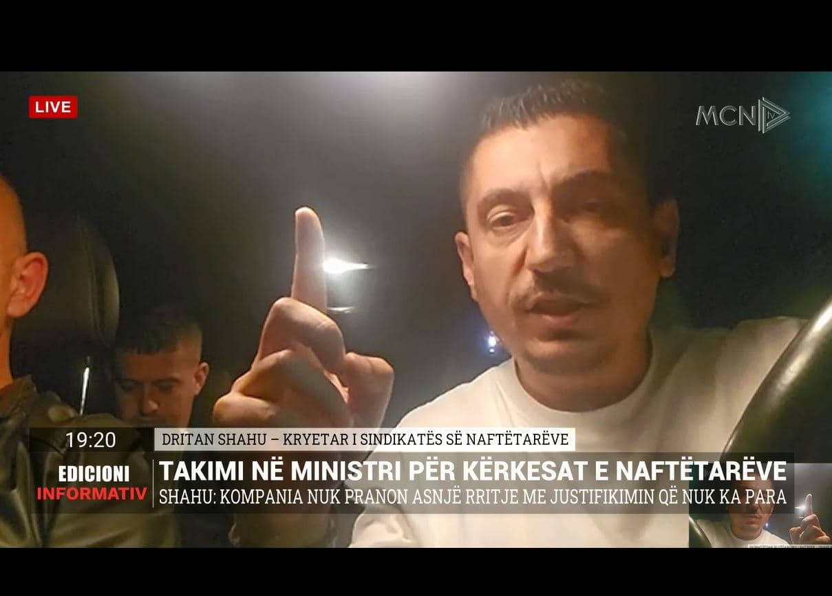         Takimi në Ministrinë e Ekonomisë për naftëtarët/ Shahu: Kërkuam paga dinjitoze për punëtorët. Kinezët në Bankers paguhen deri në 100 mijë € (VIDEO)