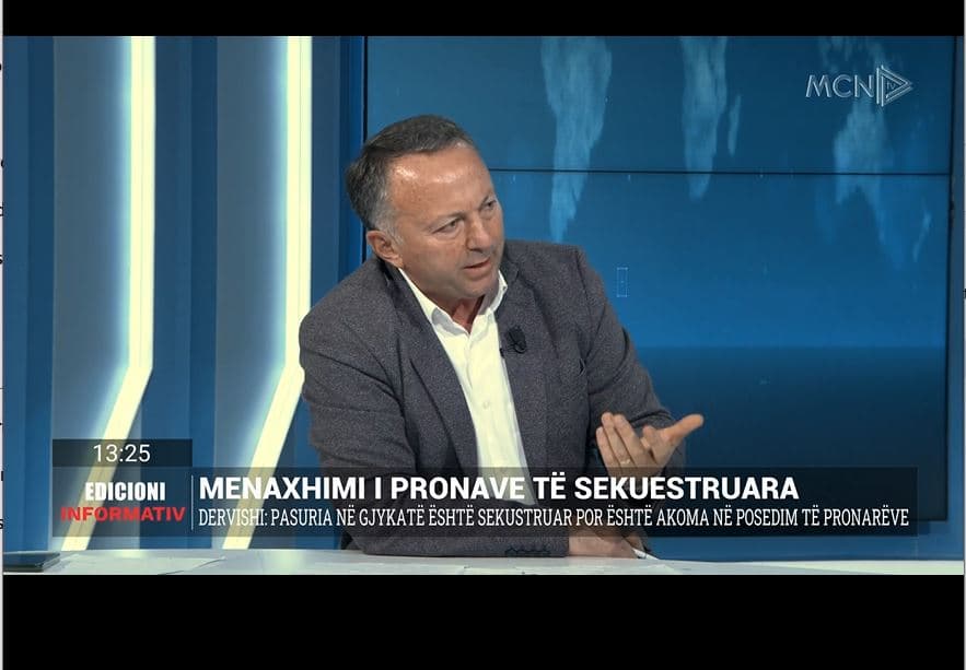 Menaxhimi i pronave të sekuestruara/ Dervishi: 30% janë ende në posedim të pronarëve, ka pasur edhe ankande fiktive (VIDEO)