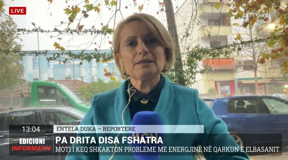 Moti i keq/ Duka: Mungesë energjie elektrike në disa bashki të qarkut të Elbasanit (VIDEO)