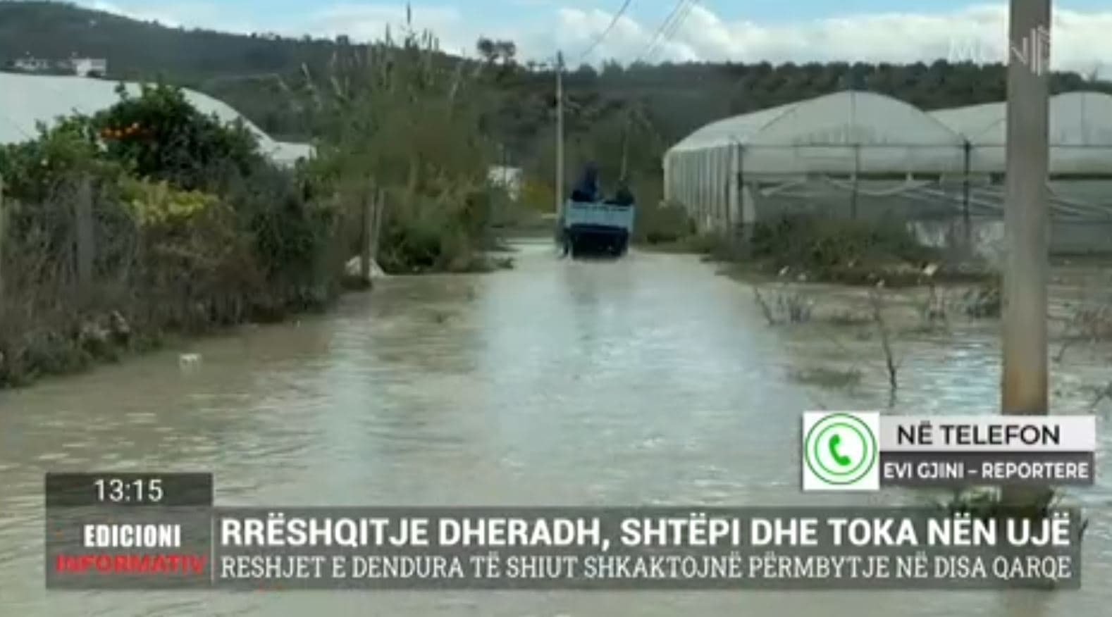 Rrëshqitje gurësh dhe toka nën ujë, si paraqitet situata e përmbytjeve në disa qarqe të vendit 