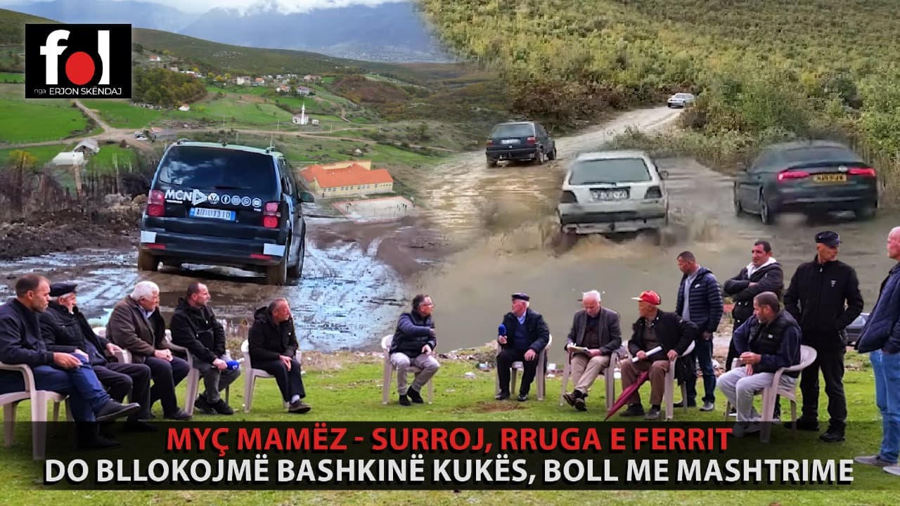 “Jetojmë mbi flori dhe ecim në baltë”/ Banorët e Mamëzit, Kukës: 70 milionë euro mineral, asnjë kilometër asfalt (VIDEO)