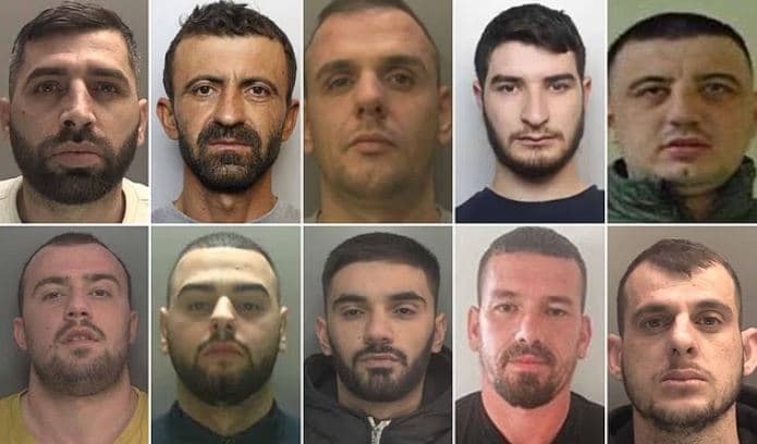 Lista e shqiptarëve më të kërkuar në Britani