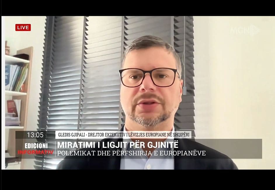     Miratimi i ligjit për barazinë gjinore/ Gjipali: Nuk sjell asnjë ndikim të rëndësishëm apo pasoja negative për shoqërinë (VIDEO)